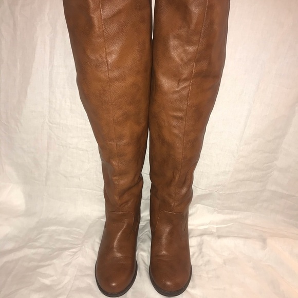 Bamboo over the knee flat boots fall winter - Picture 3 of 8